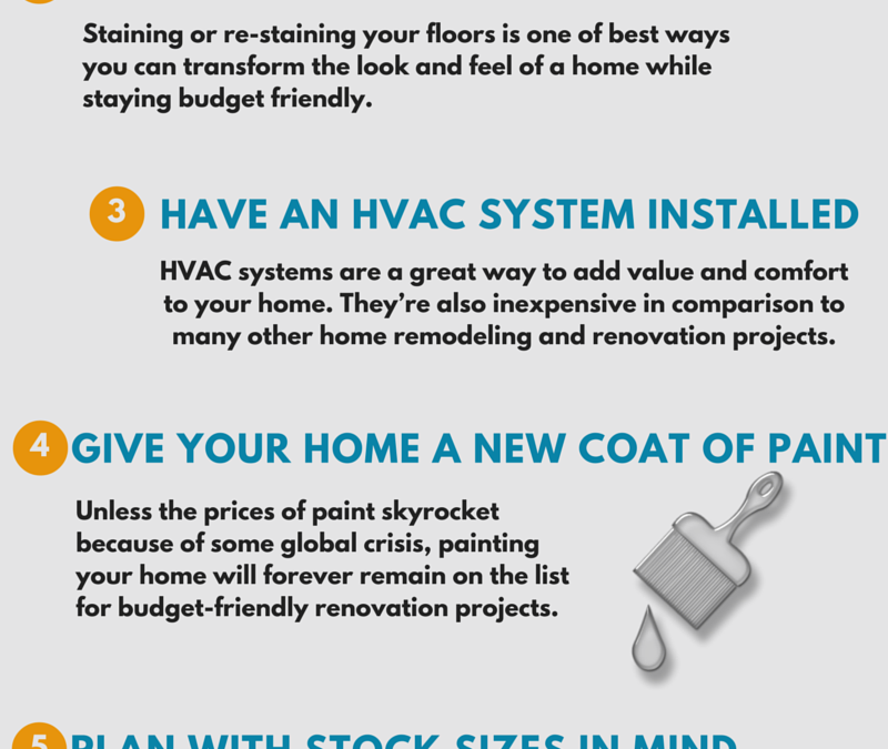 Tips For Renovating Your Home On A Budget